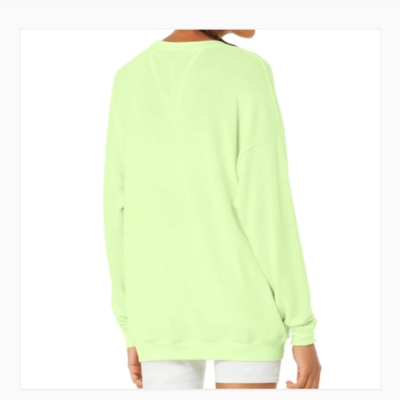 Alo Soho Pullover - Neon Lime - Picture 2 of 3